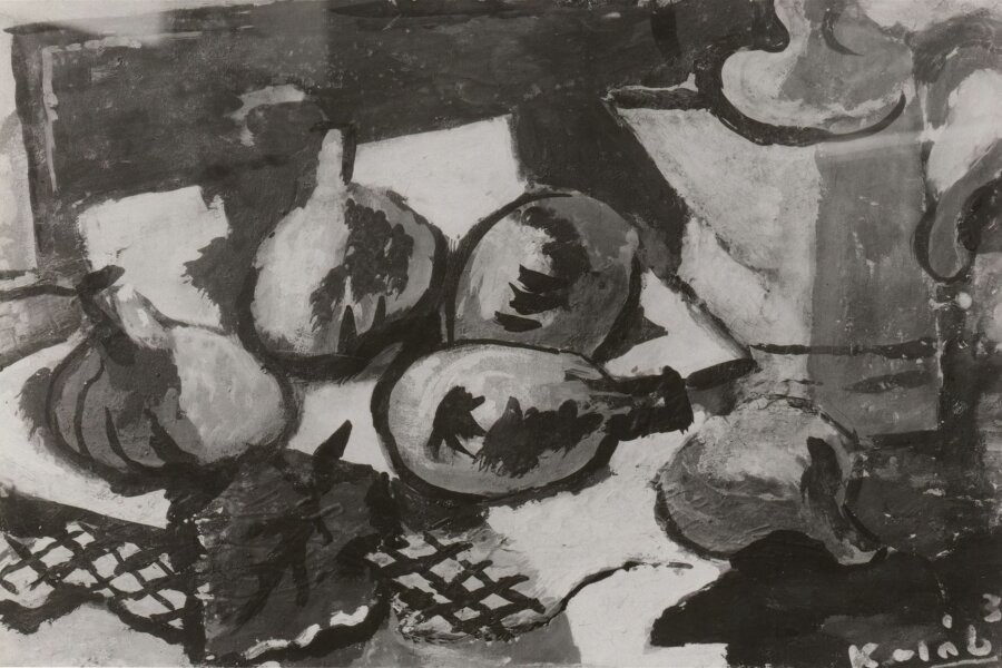 František Kaláb, Zátiší s fíky, 1937, foto: Vladimír Fyman